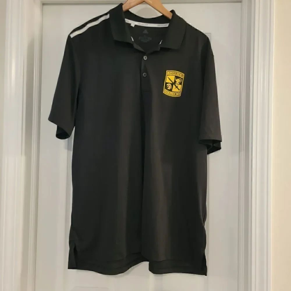 Adidas polo ROTC black size XL
